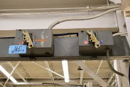 Lot - (1) 100-Amp, (2) 60-Amp and (2) 30-Amp Bus Plugs (Located at Columns H-13 Thru H-15)