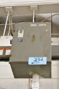 Square D I-Line Cat No. PQ-3670 200-Amp Bus Plug (Located at Column H-14)