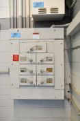 General Electric Switchboard with (1) 100-Amp and (6) 30-Amp Switches
