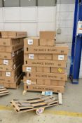 Lot - (23) E.I. Exercise Balance Boards in (1) Stack (NEW) (Located at Column C-13)