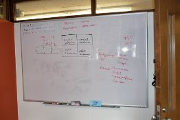 Lot - (12) Dry Erase Boards (Located in West End 1st Floor Front Offices)