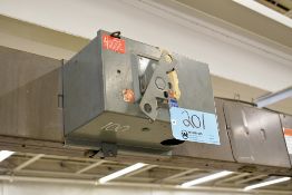 Lot - (1) 200-Amp and (2) 100-Amp Bus Plugs (Located at Columns D-02 and D-04)