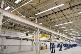 Square D Saflex Cat No.SD-1343 Series 1 Approx.220' Long 400Amp 600V 3-Wire 3-Phase Copper Bus Duct