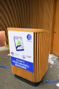 Lot - (1) Lectern, (1) Dry Erase Board, (1) Easel and (3) Cork Boards (Located in Auditorium)