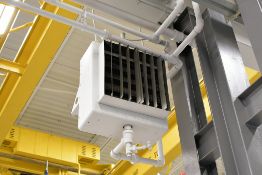 Lot - (3) Young Hanging Hydronic Heaters (Located at Columns A-12, A-14 and A-15)
