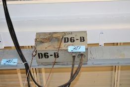 Lot - (2) I-T-E Model BOS14354 200-Amp Bus Plugs (Located at Columns B-13 and B-16)