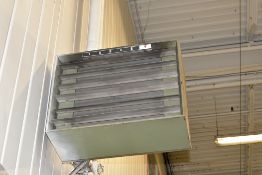 Lot - (2) Trane Hanging Hydronic Heaters and (1) Blower (Located in Receiving Room)