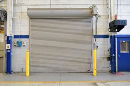 12' Wide x 11' High Automatic Steel Roll-Up Commercial Overhead Door with (2) Controls