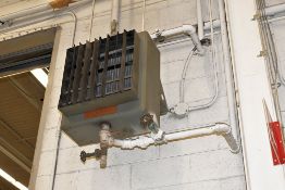 Lot - (2) Young and (1) Modine Hanging Hydronic Heaters (Located at Columns H-14, H-16 and H-20)