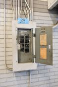Lot - (1) Square D Cat No. NQ0-8-2062-1B 225-Amp Load Center and (2) 30-Amp Safety Switches
