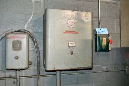 Lot - (1) Clark Control Model 13A34-26 Electrical Control Box, (1) Square D Control Box, Etc.