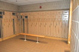 Lot - Lockers (Located in Women's Locker Room)