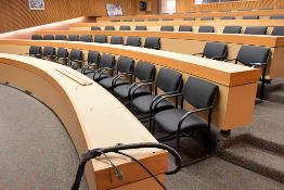Lot - (21) Chairs in (2) Rows (Located in Auditorium)