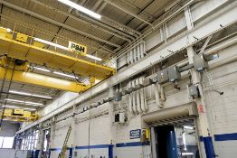 Square D I-Line Cat No. CP-304 Series I Approx.140' Long 400Amp 600V 3-Wire 3-Phase Copper Bus Duct