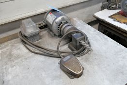 Dayton 1/4 HP Electric Reamer Drill with Foot Pedal Control; 1,725 RPM, 5.3 Amp, 115 Volt