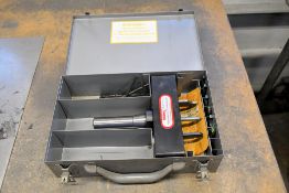 Custanite Holex Model HLX365C2 R8 Shank Adjustable Hole Cutter with Case