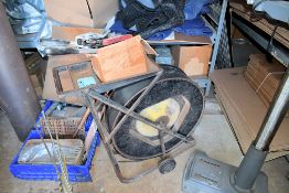 Banding Cart with Poly Strapping and Tools