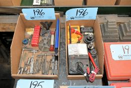 Lot - Multimeters, Center Finders, Thickness Gage, Drafting Calipers and Feeler Gage