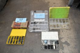 Lot - (5) Service Kits with Roll Pins, Retaining Rings and Thread Inserts