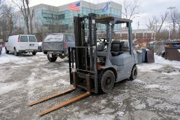 Toyota Model 7FGU20 3,900-lb. Capacity LP Gas Forklift Truck, s/n 77453; 42