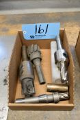 Lot - (4) R8 Shank End Mill Holders with End Mills in (1) Box