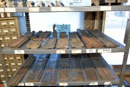 Lot - Various Special Brake Dies on (2) Shelves