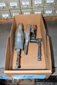 Lot - (3) Pneumatic Belt Sanders in (1) Box