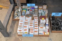 Lot - Bolts, Screws, Nuts, Washers and Pins in (5) Boxes