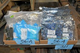 Lot - LED Modules, Multi-Pin Connectors, Screws and Nails in (2) Boxes with Bridge Rectifiers