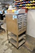 Strippit 28-Drawer Double Sided Portable Tooling Cabinet with Punch Tooling