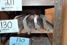 Lot - Gooseneck Press Brake Punches on (3) Shelves