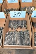 Lot - Straight Shank Drills in (1) Box