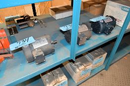 Lot - (4) Leeson 1/2 HP, 1,725 RPM, S56C Frame, 3 Phase Electric Motors