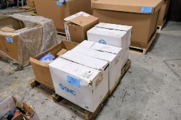 Lot - SMC Filter Regulators, Parker Global FRL Valves and Dwyer Deltapoint Manifold on (1) Pallet