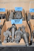 Lot - (4) NMTB 50 Slitting Saw Arbors and (4) NMTB 50 Microbore Holders in (2) Boxes