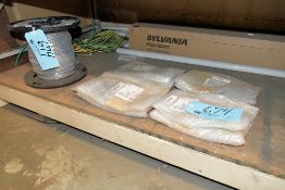 Lot - Fanuc A05B-1335-K031 Stopper and 1,000' Spool of 18 AWG 2-Conductor PVC Jacketed Power Wire