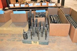 Lot - Threaded Rod in (3) Boxes with (1) Wood Stand