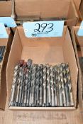 Lot - Straight Shank Drills in (1) Box