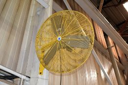 Lot - (6) Post-Mounted Shop Fans in (1) Bay