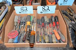 Lot - Screwdrivers, Nut Drivers and Torx Drivers in (2) Boxes