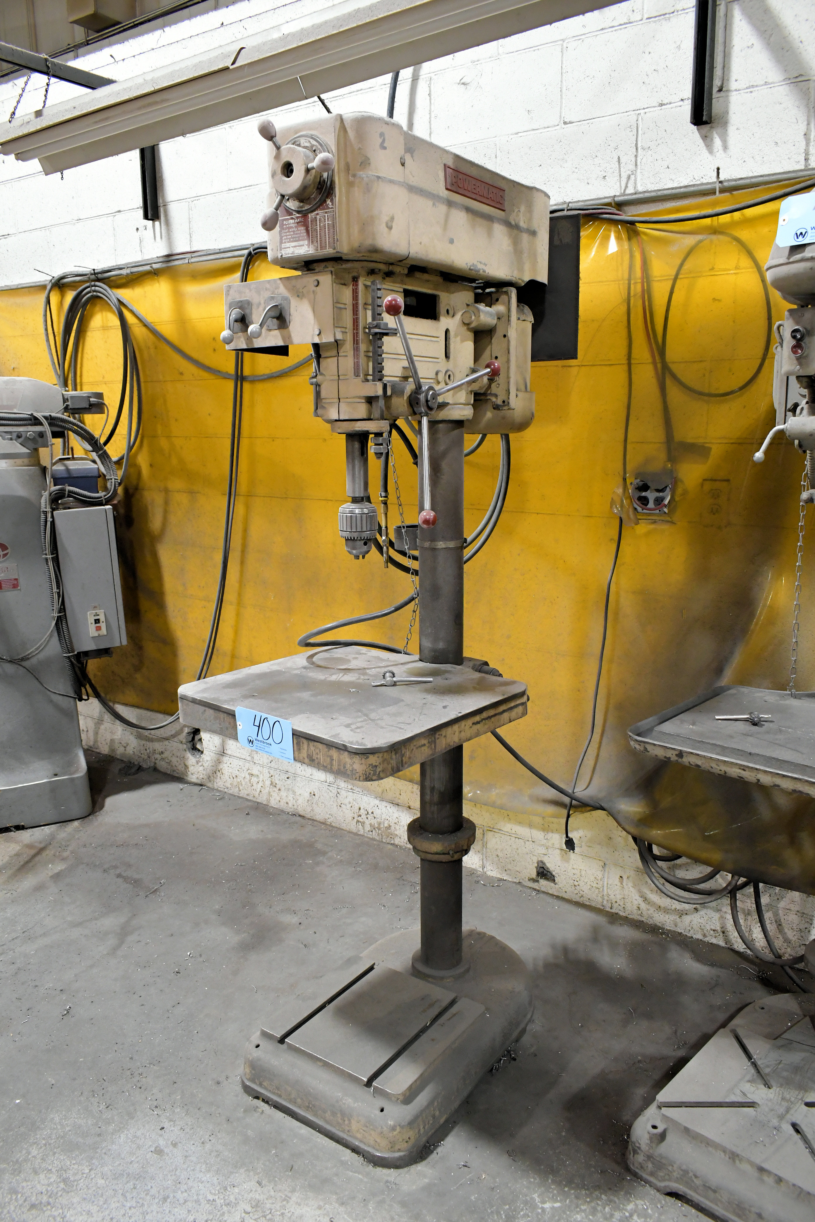 Powermatic Model 1200 20" Floor Standing Drill Press, s/n 820V432; 325 to 2,000 RPM Spindle Speeds