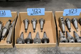 Lot - (7) Cat 40 End Mill Holders in (1) Box