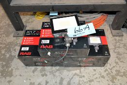 Lot - (5) RAB Model X17 XFU 3-Way Adjustable LED Flood Lights (NEW)