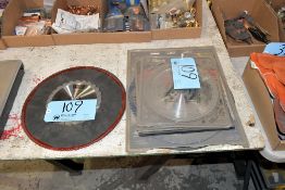 Lot - Circular Saw Blades in (2) Stacks