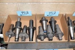 Lot - (9) NMTB 50 End Mill Holders in (2) Boxes
