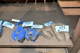 Lot - (1) Vestil Model LPC-40 2 Ton Capacity Vertical Plate Clamp, Etc.