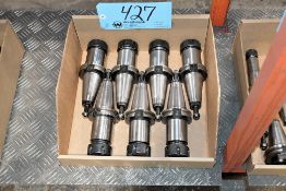 Lot - (7) Cat 40 Collet Chucks in (1) Box