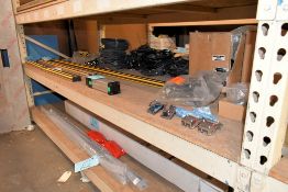 Lot - (4) Lights, (1) Aventics Model S4FL-06A1D-AAA2 Series C Compact Cylinder, Etc.