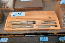 5-Piece Tapered Reamer Set with Case