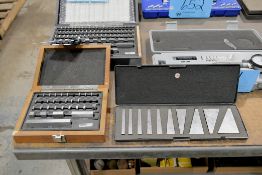 36-Piece Grade Economy Gage Block Set with 10-Piece Angle Block Set